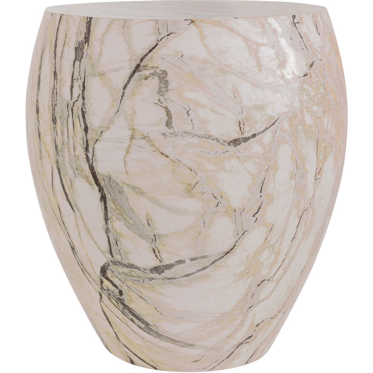 Arteriors 5117 Kenmore 24 inch Mojave Faux Marble Side Table