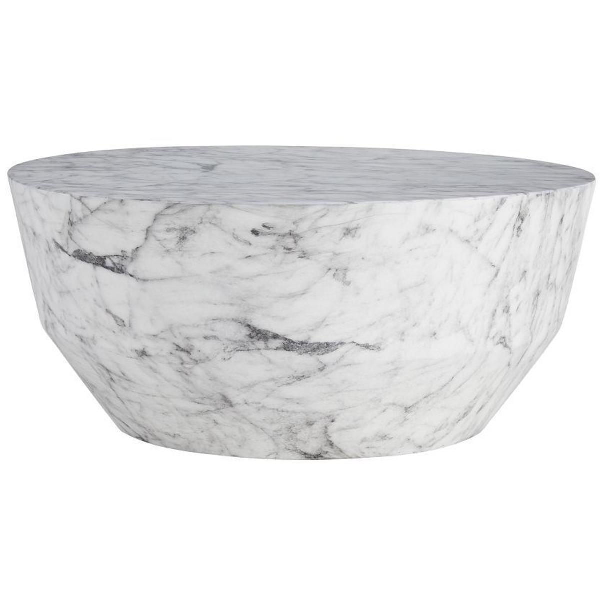 Godwin Solid Marble Coffee Table, 32 in.