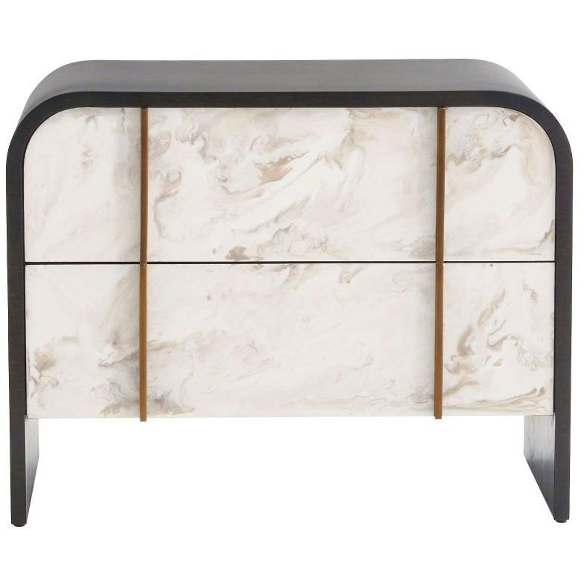 Arteriors 5722 Moira 36 X 28.5 inch Ebony Side Table