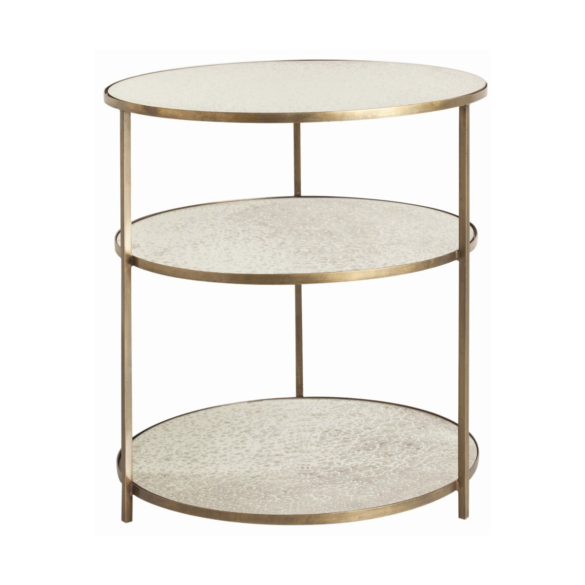 Arteriors 6553 Percy 28 inch Antique Brass Side Table
