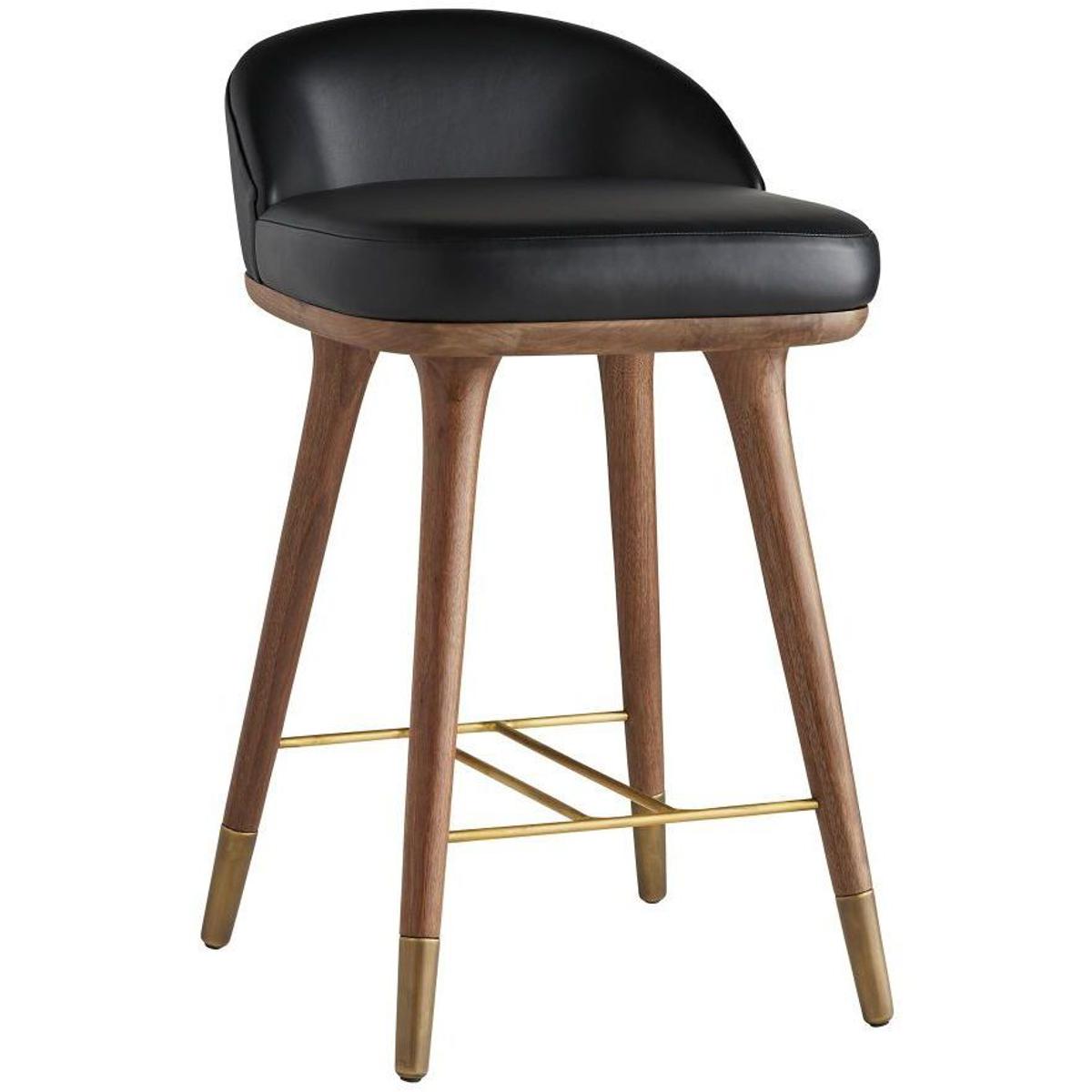 Arteriors 6865 Walsh 29 inch Black Counter Stool