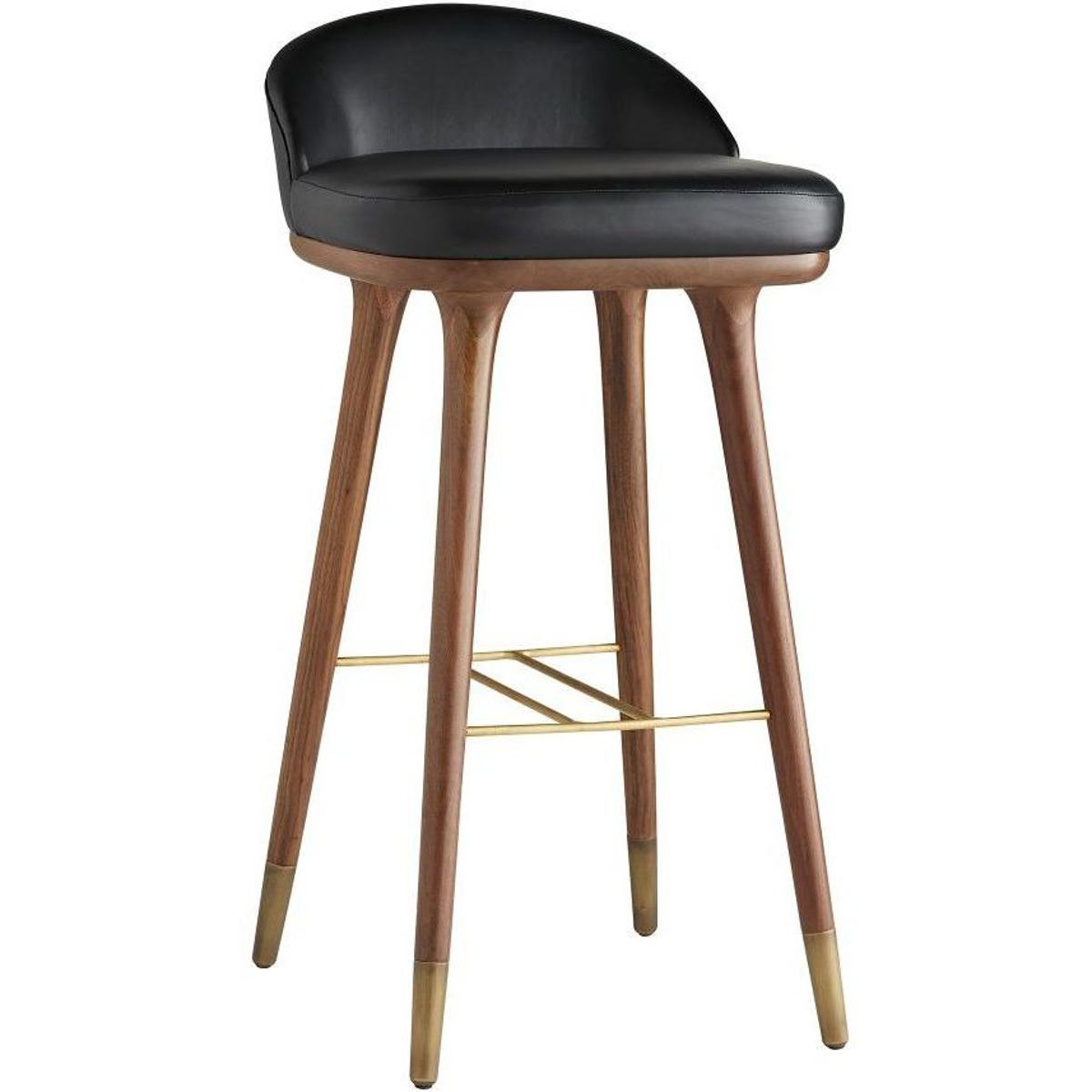Arteriors 6866 Walsh 35.5 inch Black Bar Stool