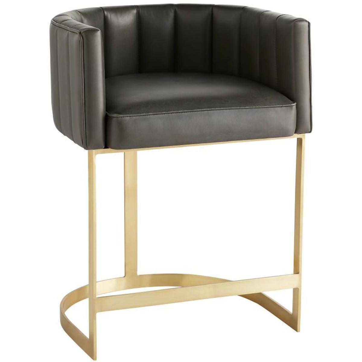 Arteriors 6937 Tatum 28 inch Dim Gray Counter Stool