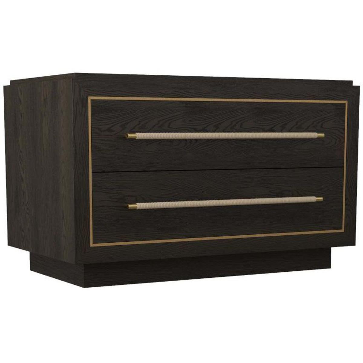 Arteriors 6939 Puckett 36 X 22 inch Ebony Side Table