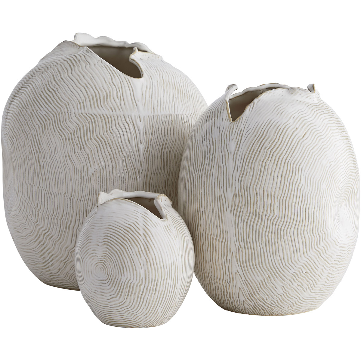 Arteriors 7712 Blume Vases, Set of 3