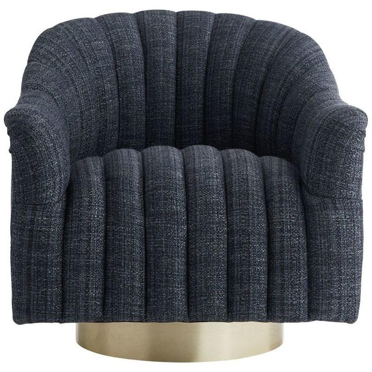 Arteriors 8034 Springsteen Indigo Swivel Chair
