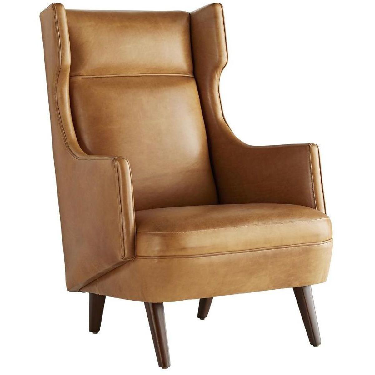 Arteriors 8091 Budelli Cognac Wing Chair
