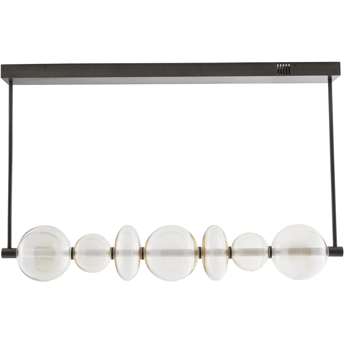 Arteriors 89656 Raphael 1 Light 48 inch English Bronze Linear Chandelier Ceiling Light