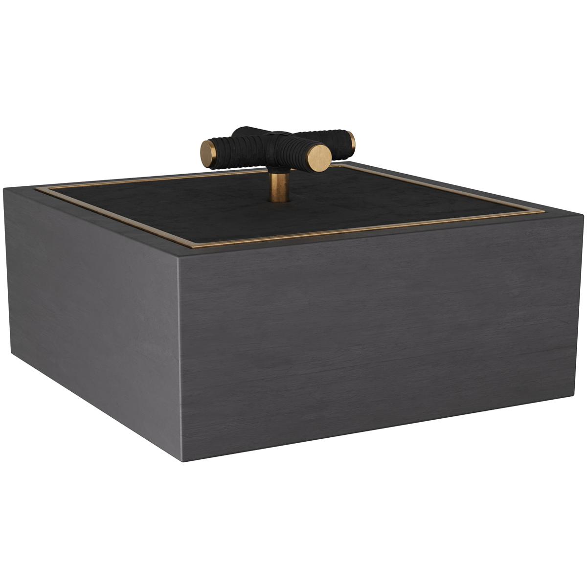 Arteriors ARI08 Xander 12 X 12 inch Ebony Box
