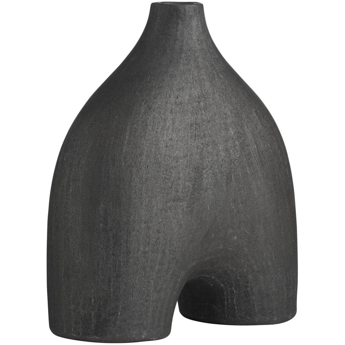 Jeffrey Modern Classic Matte Charcoal Terracotta Sculpture
