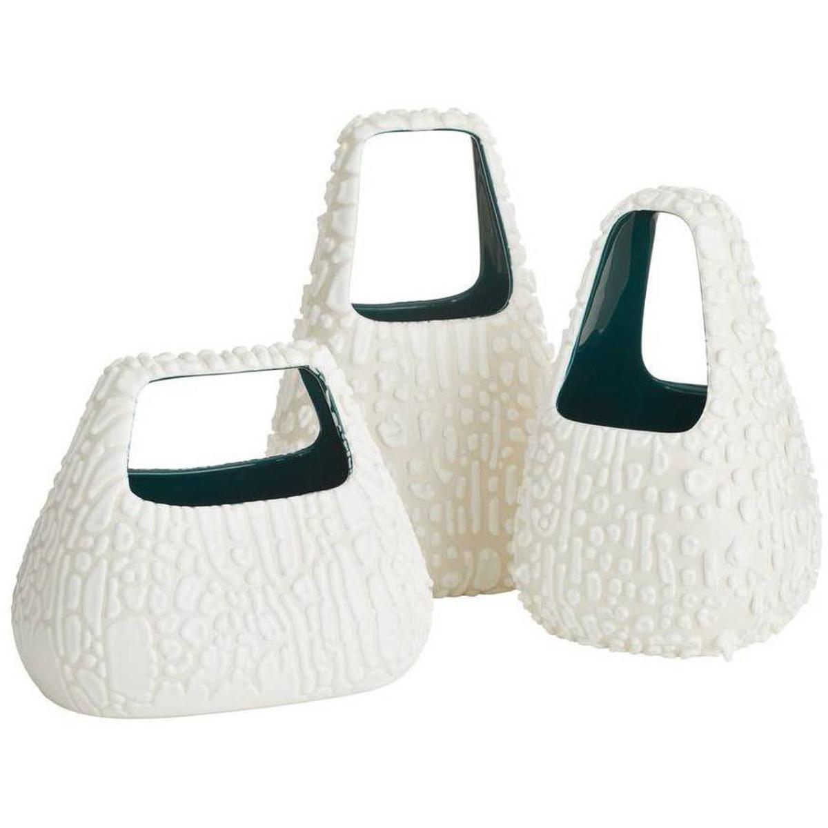 Arteriors AVE10 Hedda 8.5 X 7 inch Vases, Set of 3