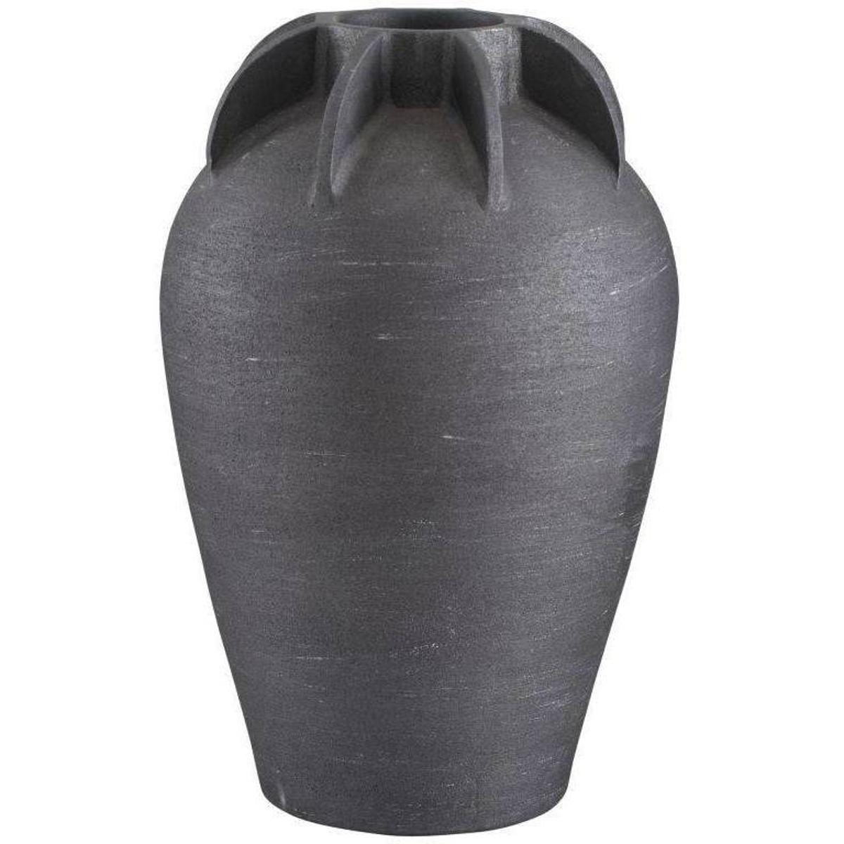 Gardenia Modern Matte Charcoal Terracotta Planter Vase
