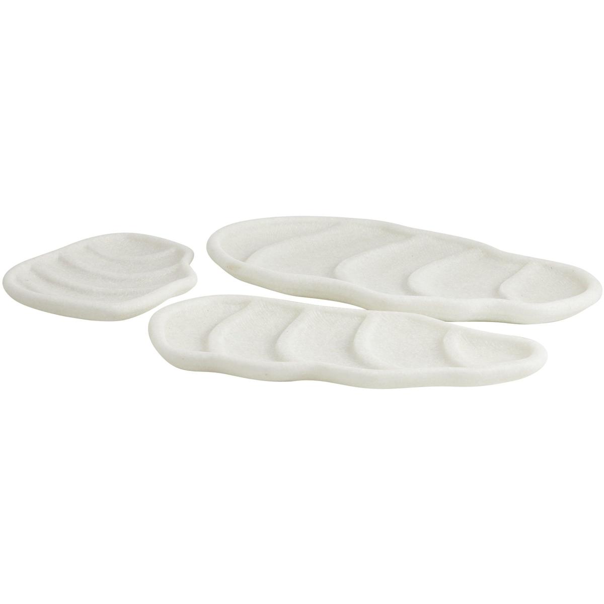 Arteriors AYC01 Chesapeake Ivory Trays, Set of 3