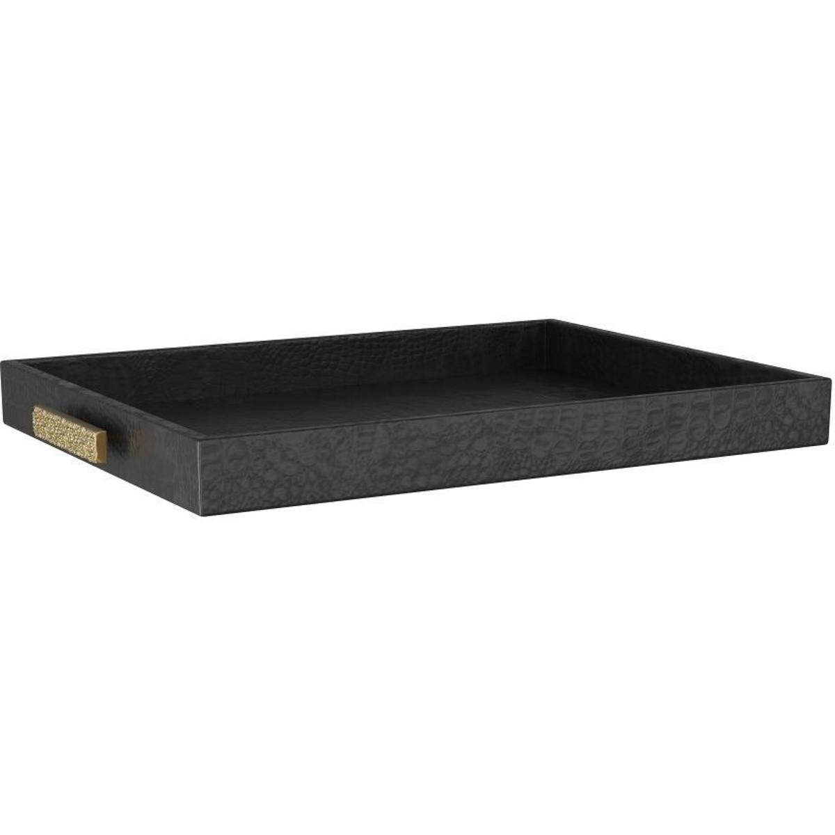 Arteriors AYI06 Gavin Black Tray