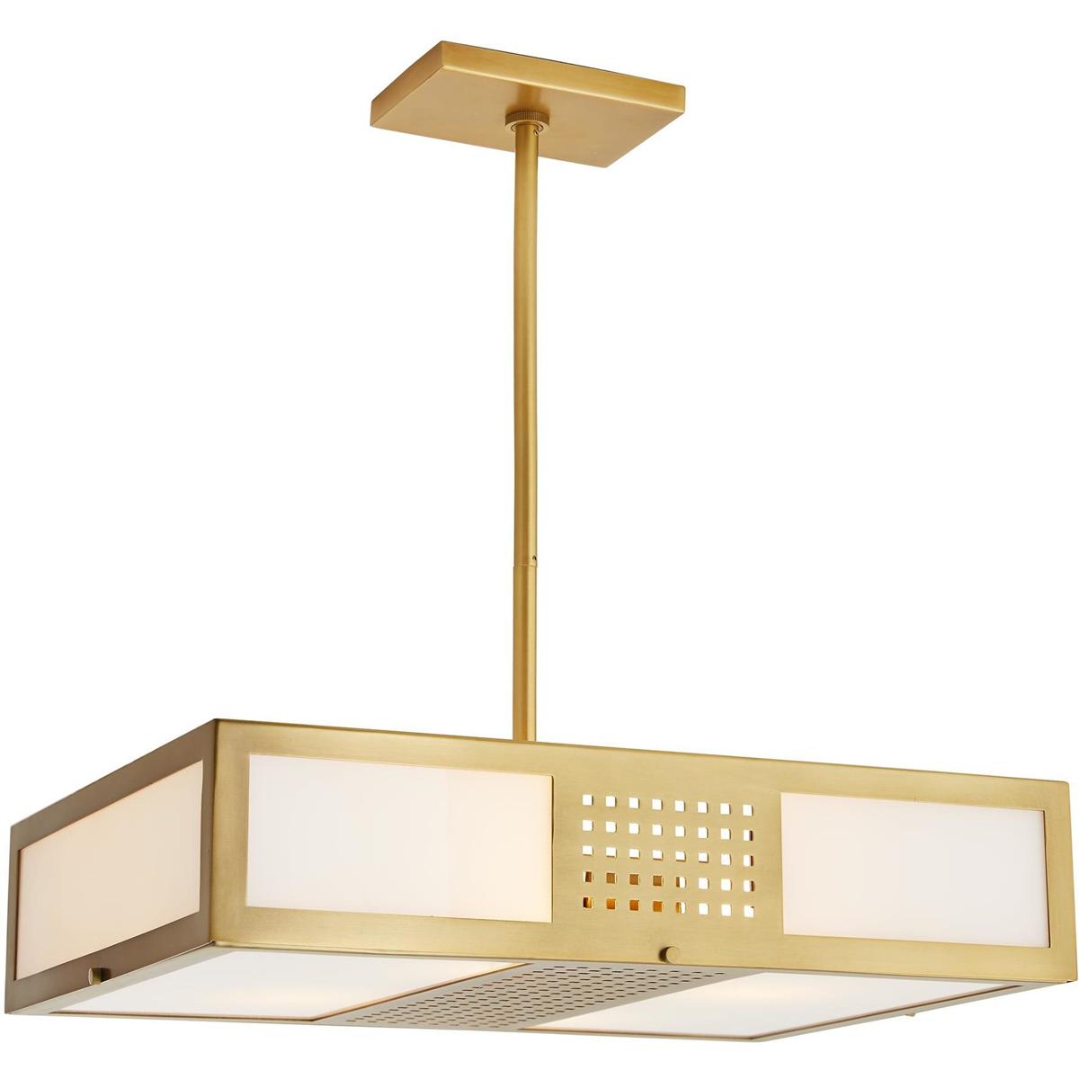 Arteriors DC89001 Bisger 4 Light 22 inch Antique Brass Pendant Ceiling Light