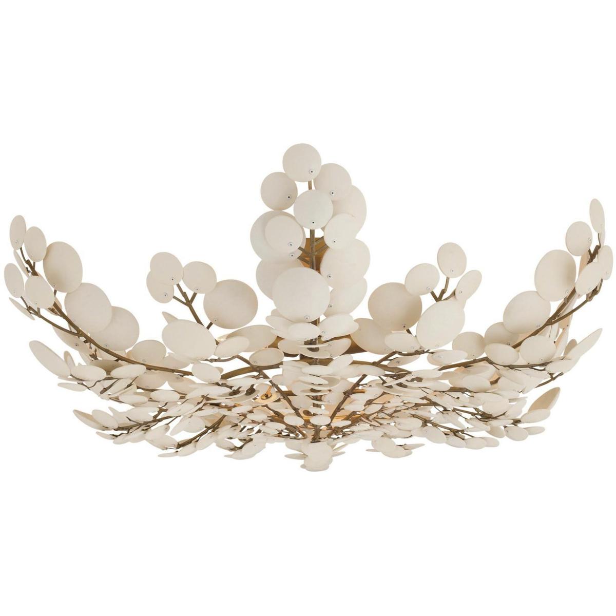 Arteriors DFS02 Bilal 3 Light 38 inch Antique Brass Flush Mount Ceiling Light