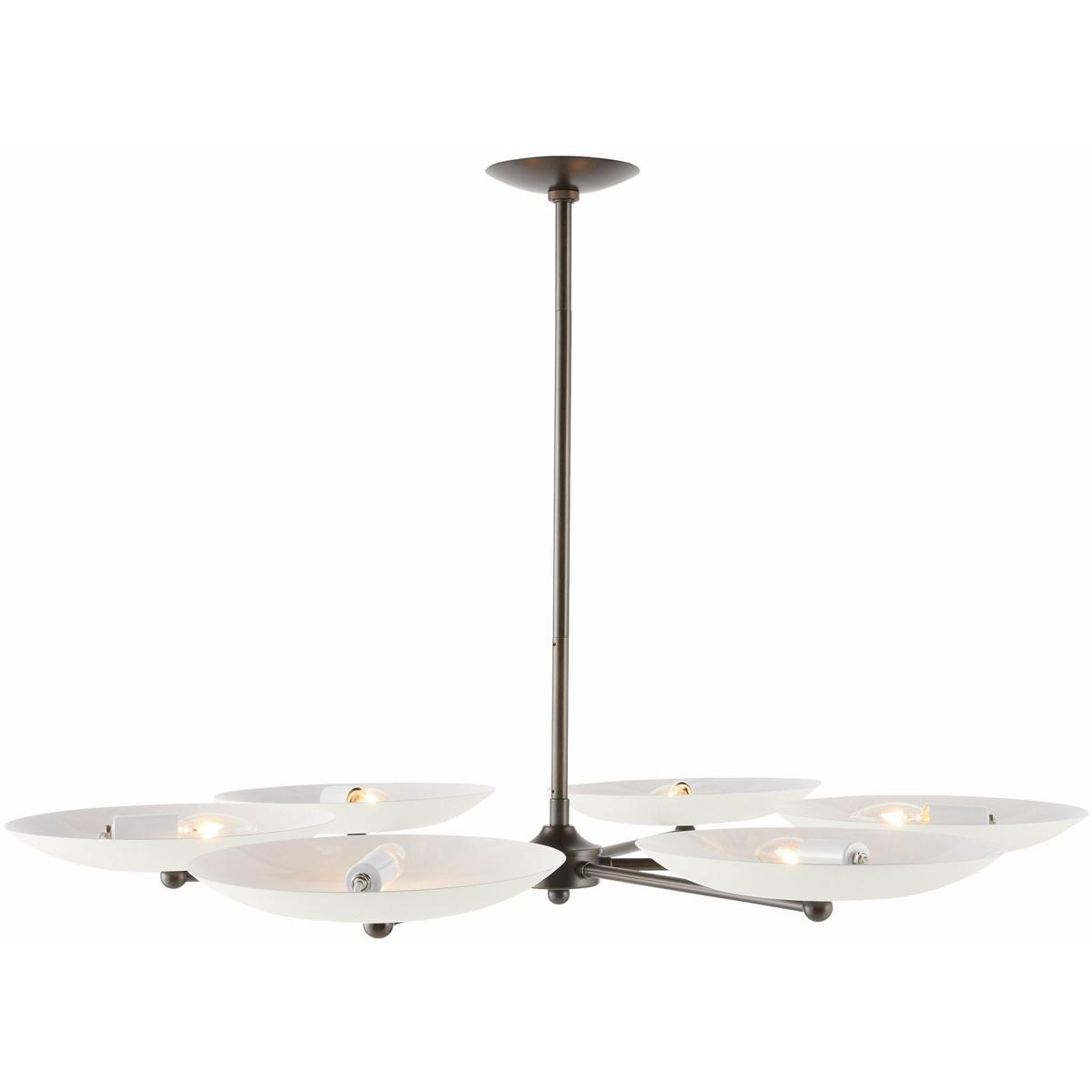 Arteriors DLC27 Griffith 6 Light 40 inch Bone Chandelier Ceiling Light