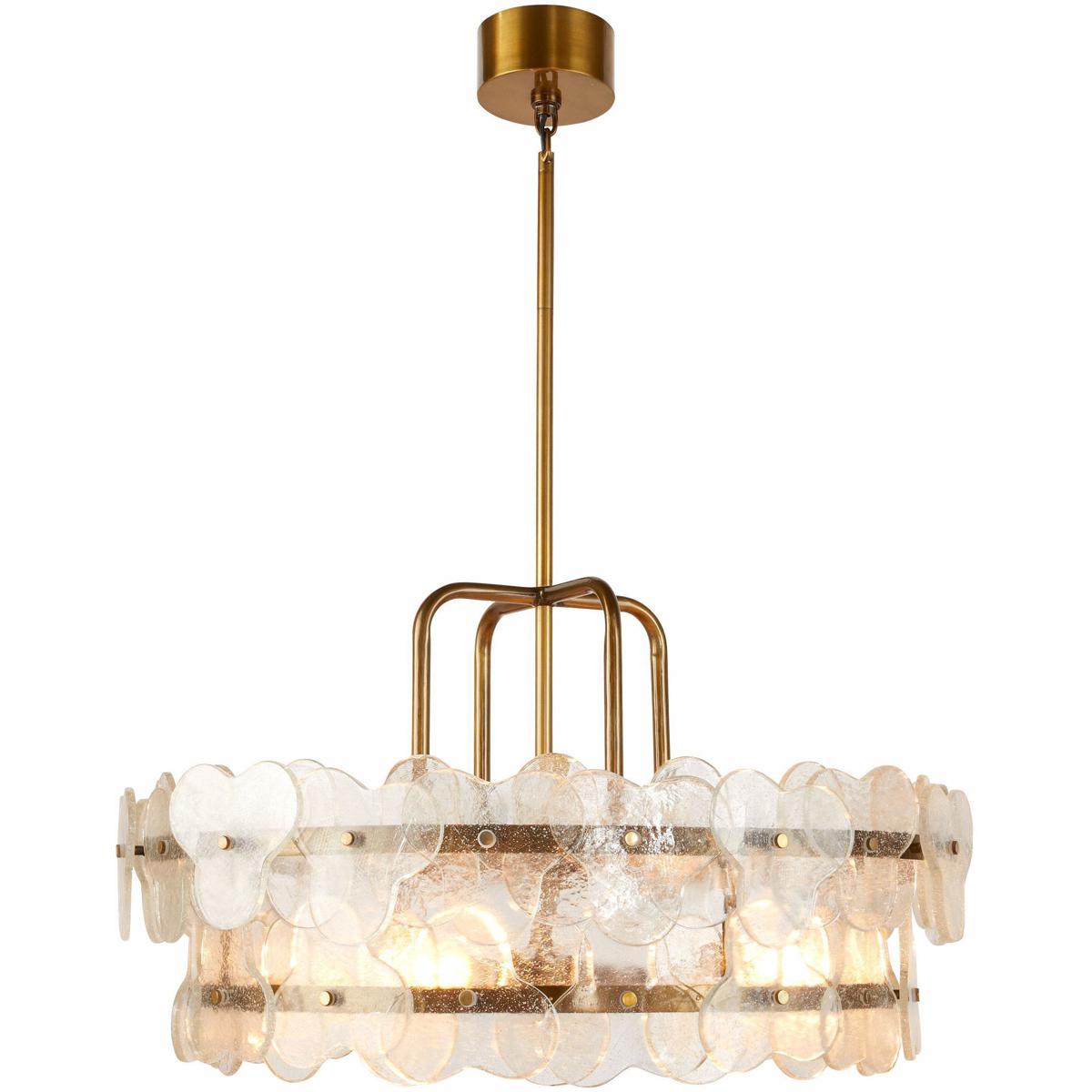 Arteriors DMI15 Cascade 4 Light 35 inch Clear Chandelier Ceiling Light