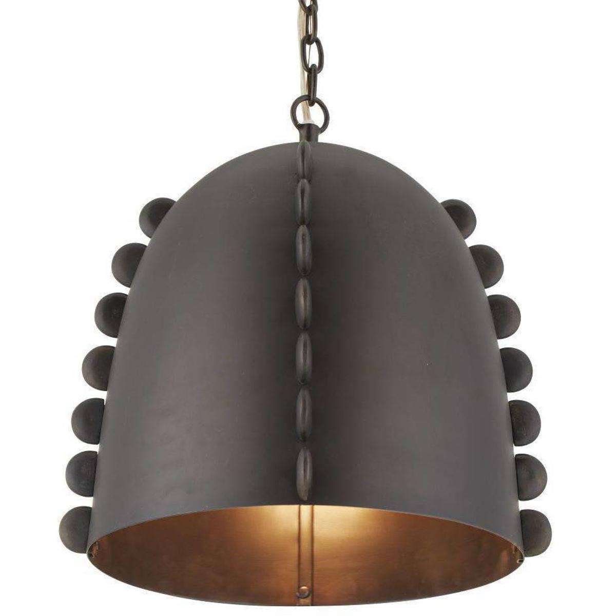 Arteriors DPI11 Hobbes 1 Light 13.5 inch Bronze Pendant Ceiling Light