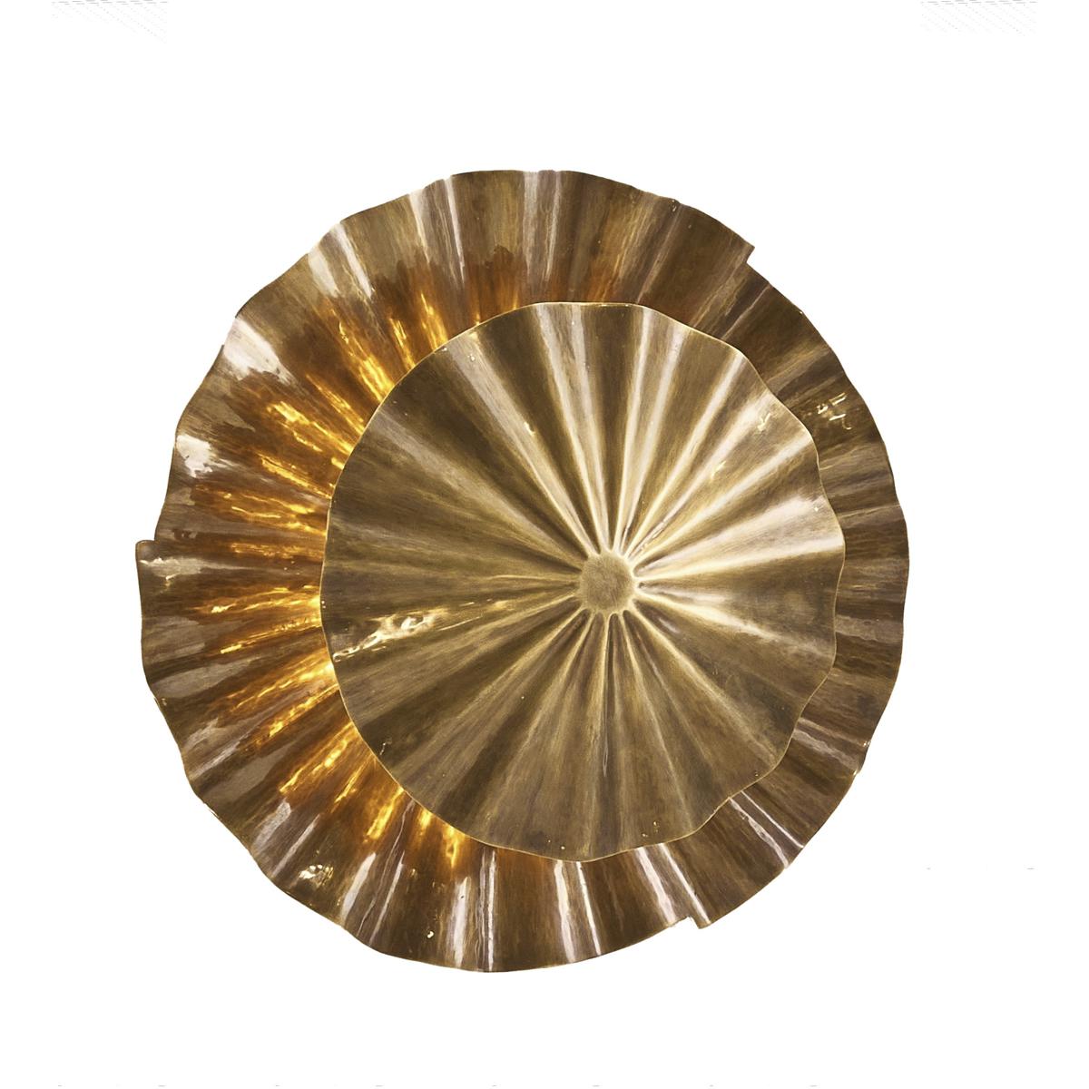 Arteriors DWI06 Annabeth 2 Light 14 inch Vintage Brass Sconce Wall Light