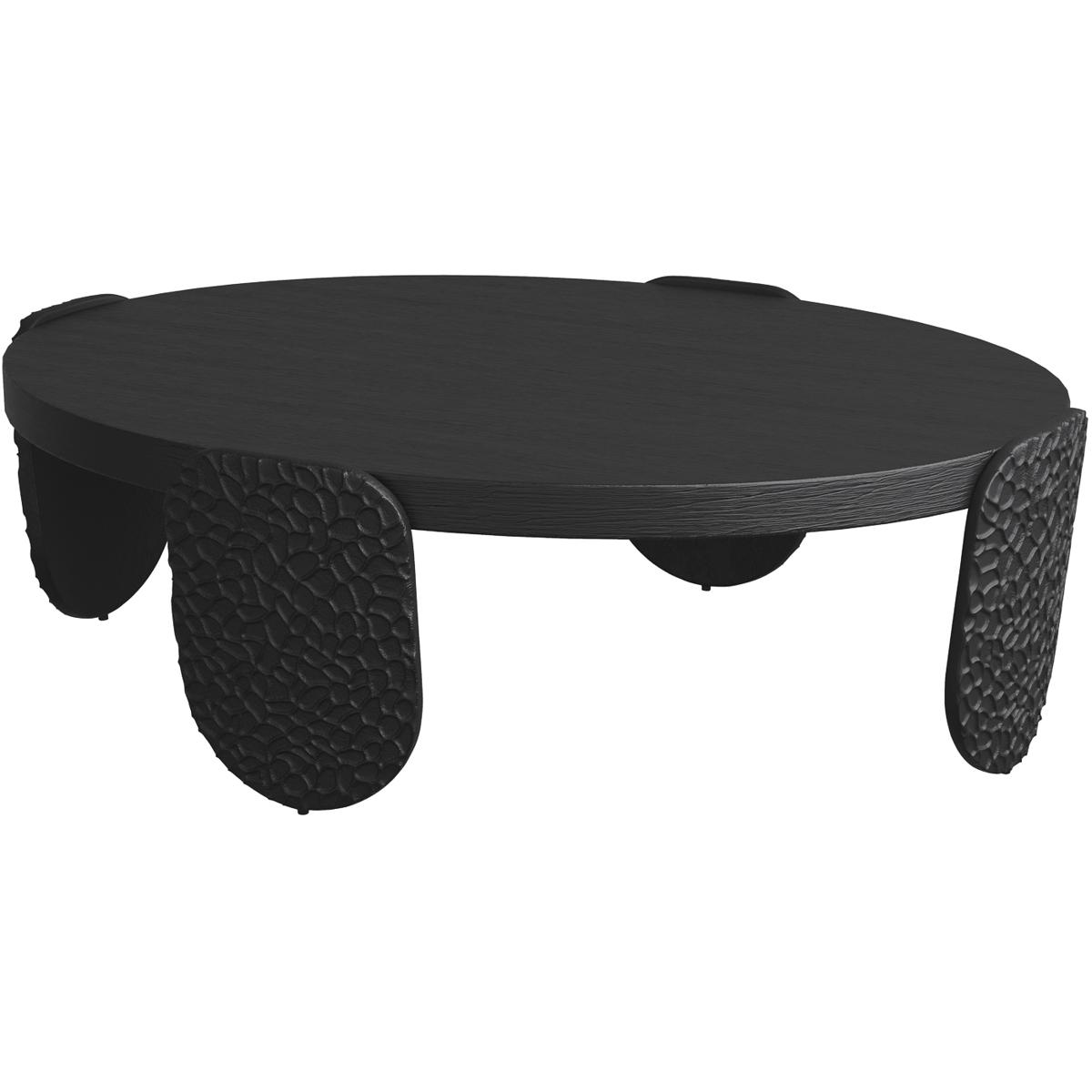 Arteriors FCS05 Yogi 52 X 42 inch Ebony Coffee Table