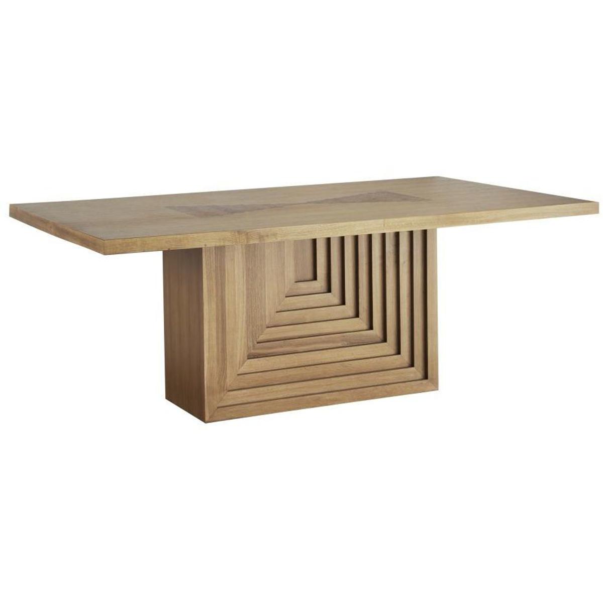 Arteriors FDS10 Crockett 80 X 46 inch Oyster Dining Table