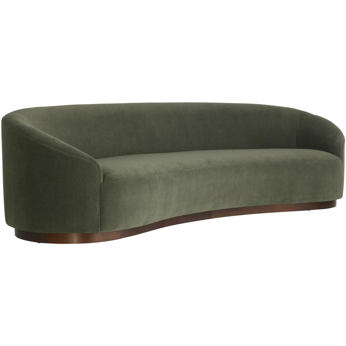 Arteriors FFU09 Turner Pine and Dark Walnut Sofa