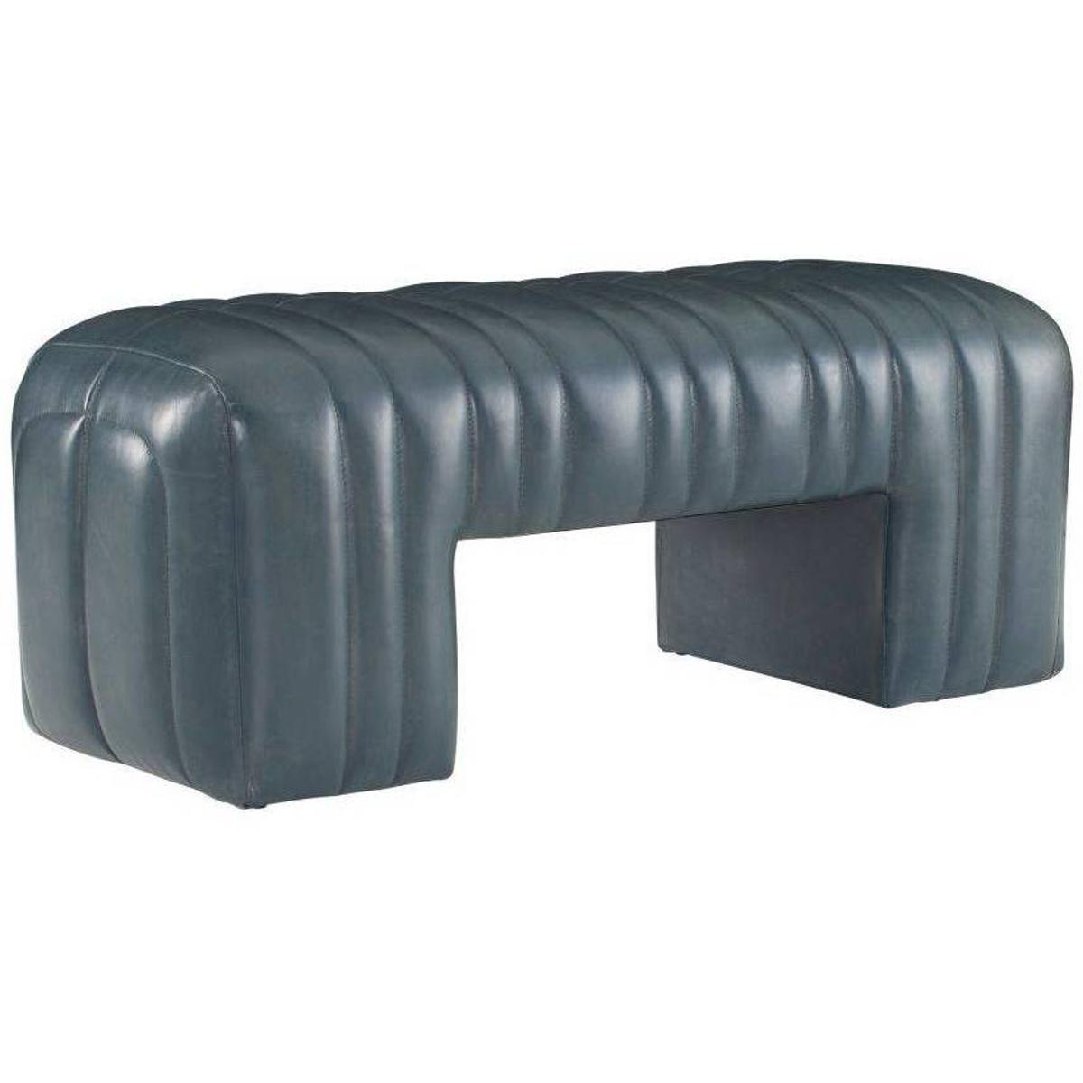 Arteriors FHI10 Hastings Distressed Storm Leather Bench