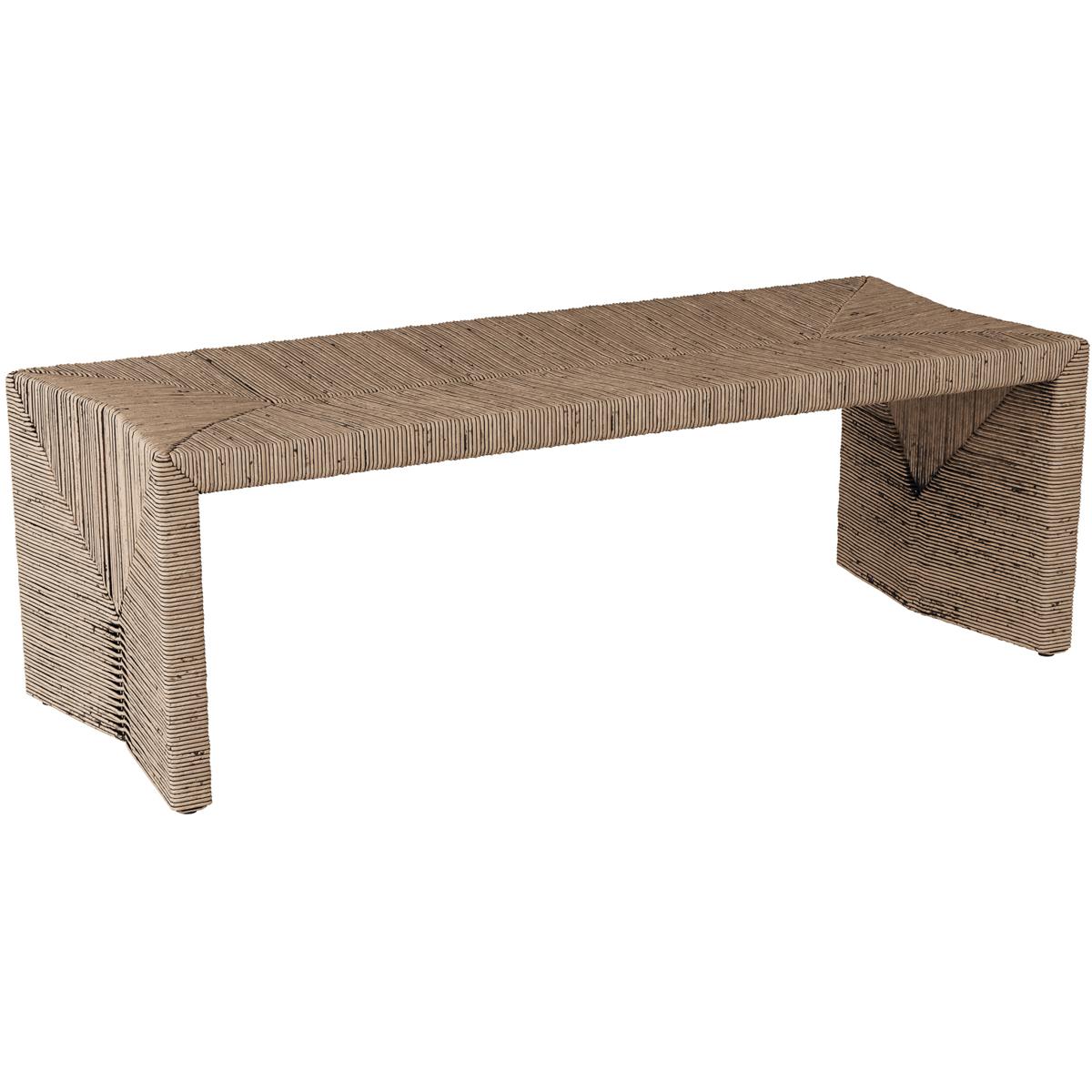 Arteriors FHS01 Zuri Black Wash Bench