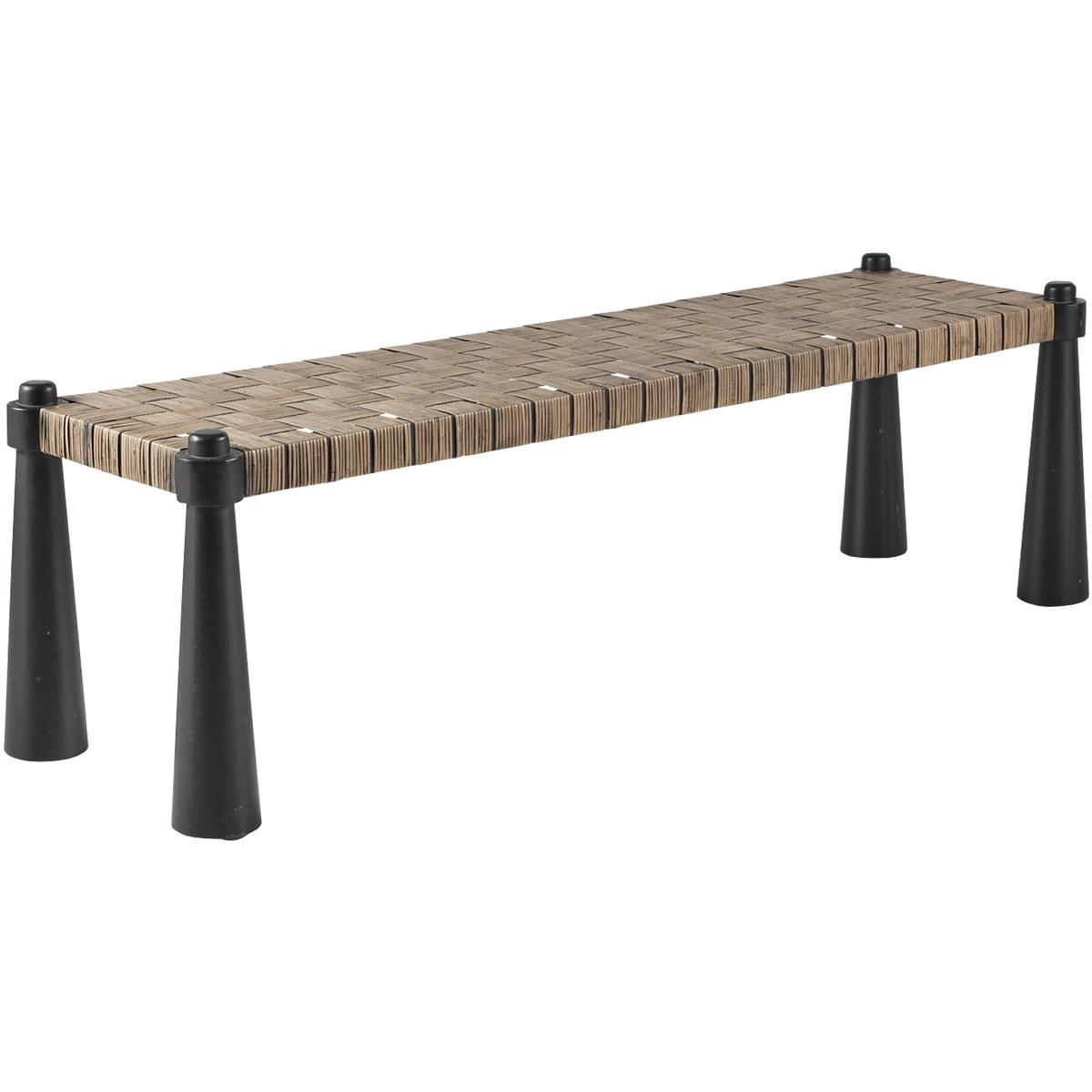 Solange Tobacco Wash Sable Brown Accent Bench