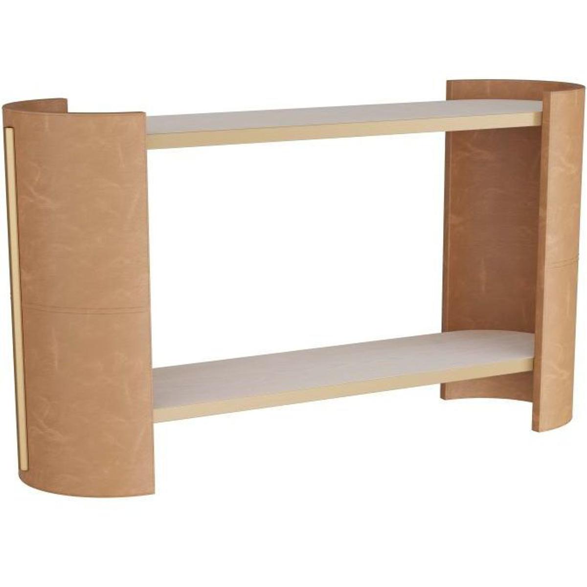 Arteriors FLI04 Warley 55 inch Smoke Console Table