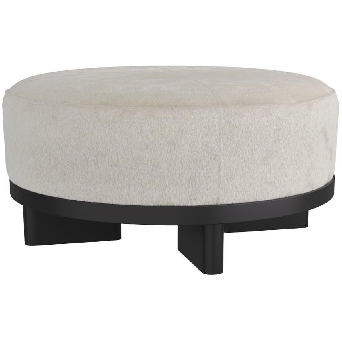 Arteriors FOI10 Aurora 20 inch White Ottoman