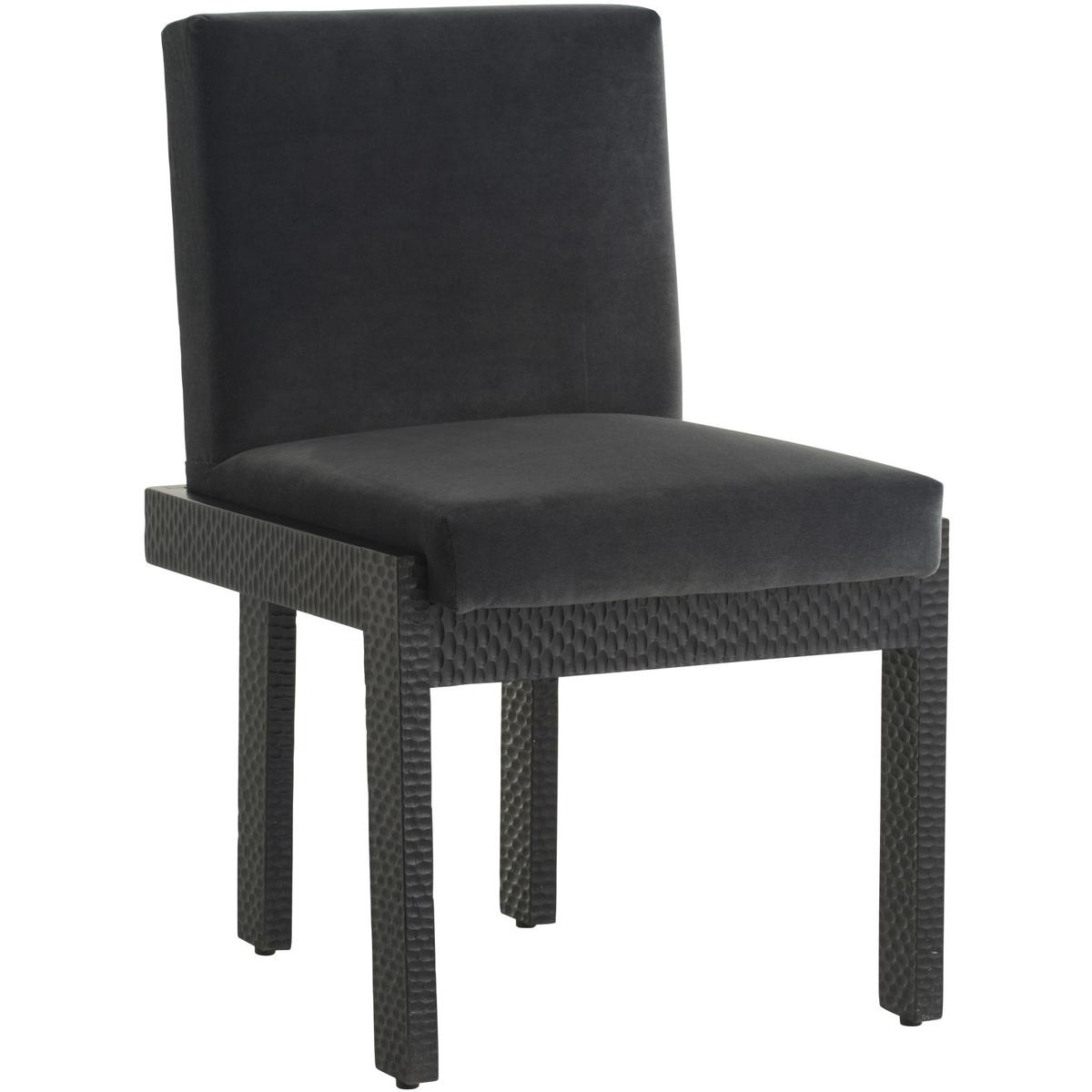 Arteriors FRI32 Matilda Midnight Grey and Ebony Dining Chair