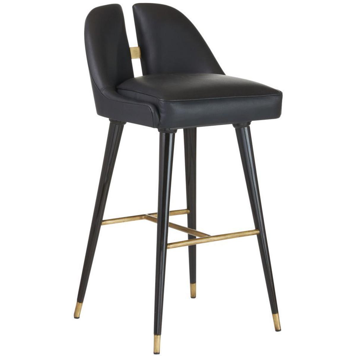 Arteriors FSI12 Crowley 41 inch Black Bar Stool