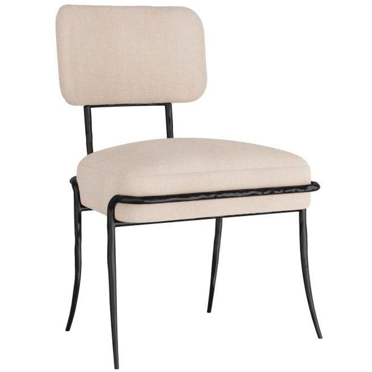 Mosquito Beige Upholstered Armless Dining Chair
