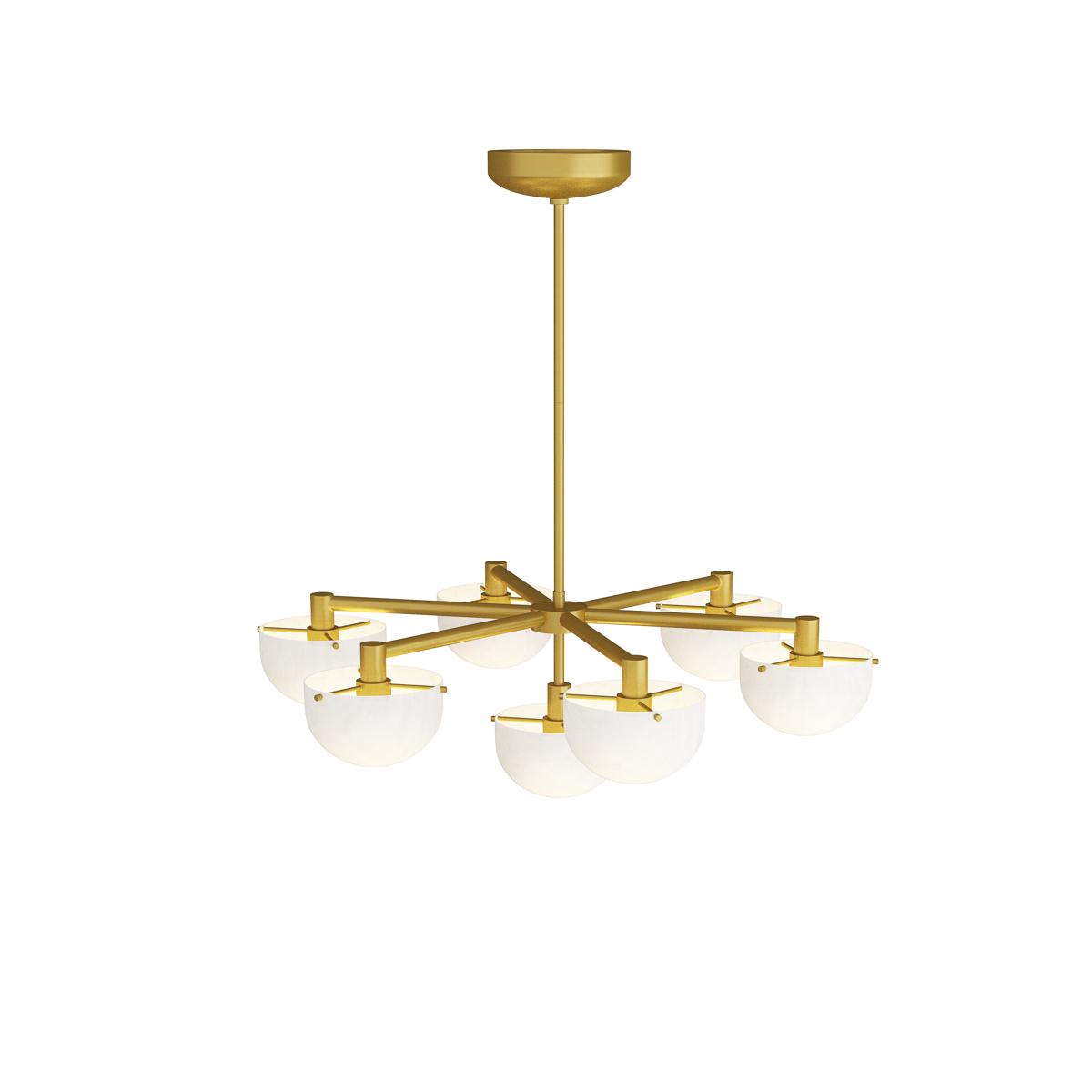 Arteriors GKDMC01 Bote 6 Light 40.5 inch Antique Brass Chandelier Ceiling Light