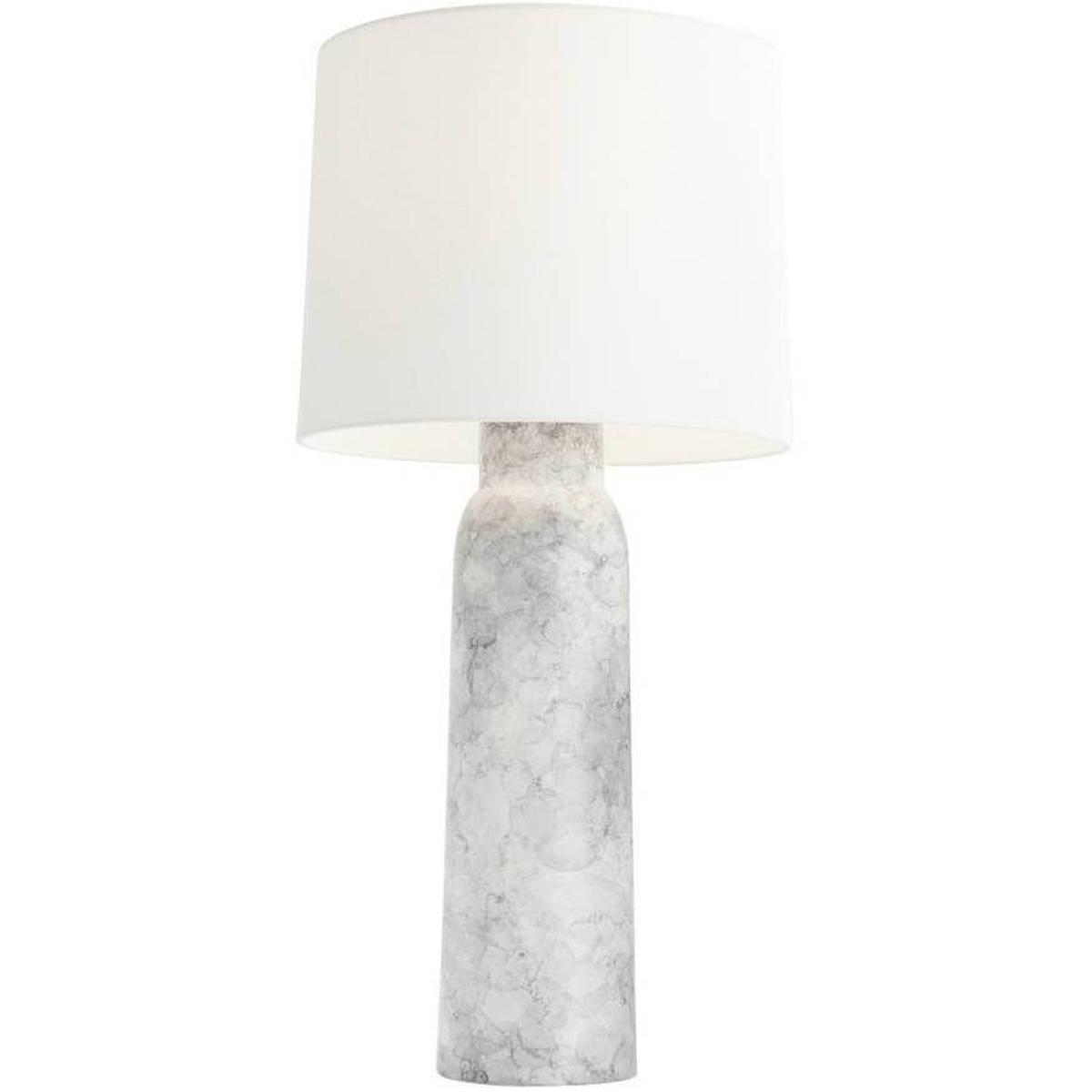 Arteriors PTE13-SH010 Heather 32 inch 150 watt Thundercloud and Polished Nickel Lamp Portable Light