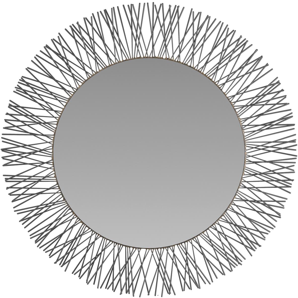 Arteriors WMI29 Ziggy 35 X 35 inch Burnished Iron Mirror