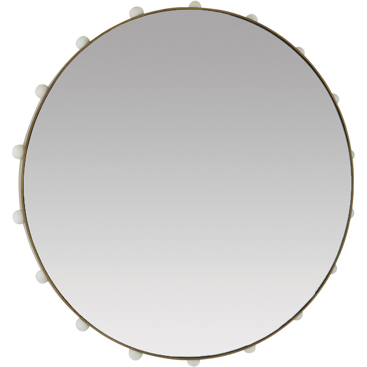 Arteriors WMI40 Estera 42.5 X 3 inch Antique Brass Mirror
