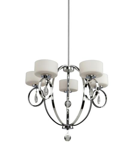 Artcraft Lighting Piccadilly 5 Light Chandelier in Chrome AC10035CH