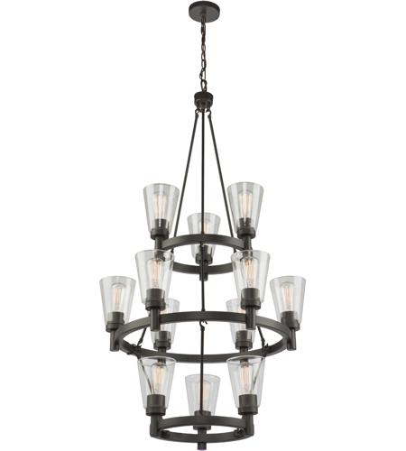 Artcraft AC10762OB Clarence 12 Light 29 inch Oil Rubbed Bronze Chandelier Ceiling Light