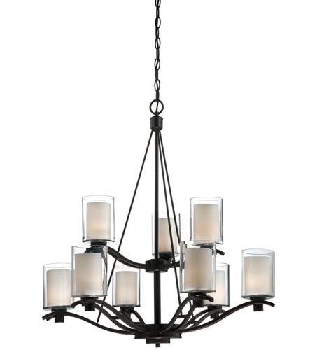 Artcraft AC1139OB Andover 9 Light 30 inch Oil Rubbed Bronze Chandelier Ceiling Light photo