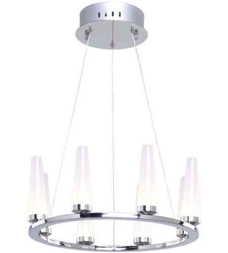 Artcraft AC7510 Briar LED 16 inch Chrome Chandelier Ceiling Light