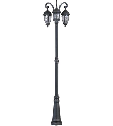 Artcraft AC8569OB Anapolis 3 Light 92 inch Oil Rubbed Bronze Outdoor Post Light