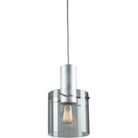 Artcraft AC11520CL Henley 1 Light 8 inch Brushed Aluminum and Clear Glass Pendant Ceiling Light thumb