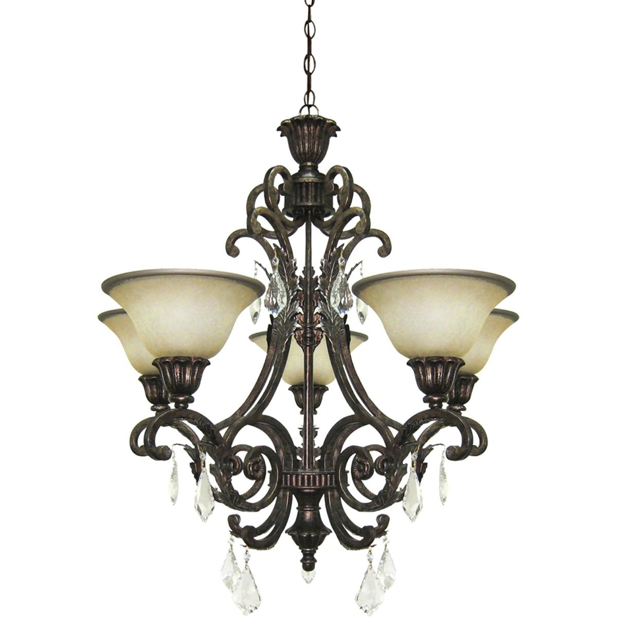 Artcraft Lighting AC1827 Florence Chandelier Multi Tone Bronze