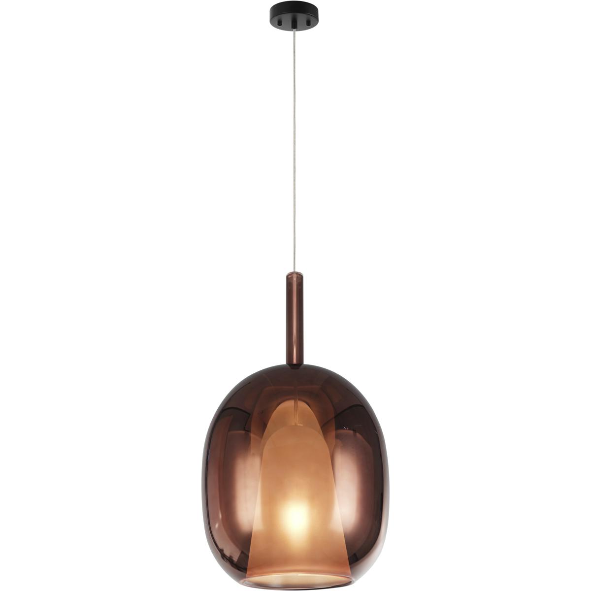Artcraft AC11219EC Dusk 1 Light 9.84 inch Black Pendant Ceiling Light in Espresso Copper