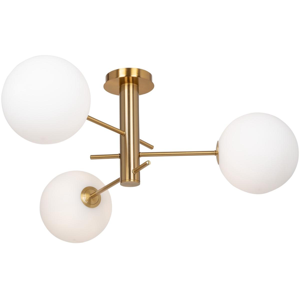 Artcraft AC11763BR Aurelia LED 31.5 inch Brass Semi-Flush Mount Ceiling Light