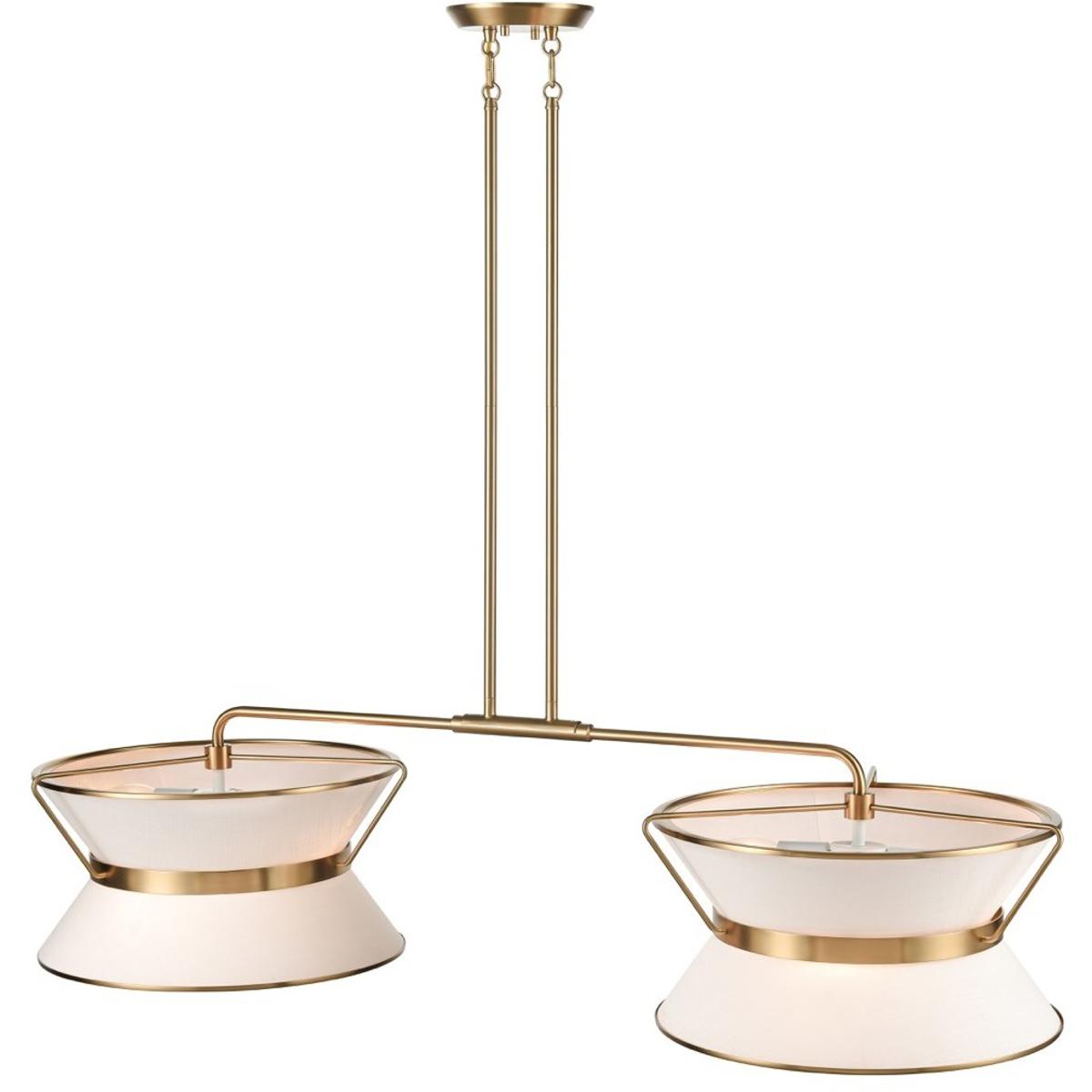 Artcraft AC11834BB Layla LED 47.9 inch Brushed Brass Island/Pool Table Ceiling Light