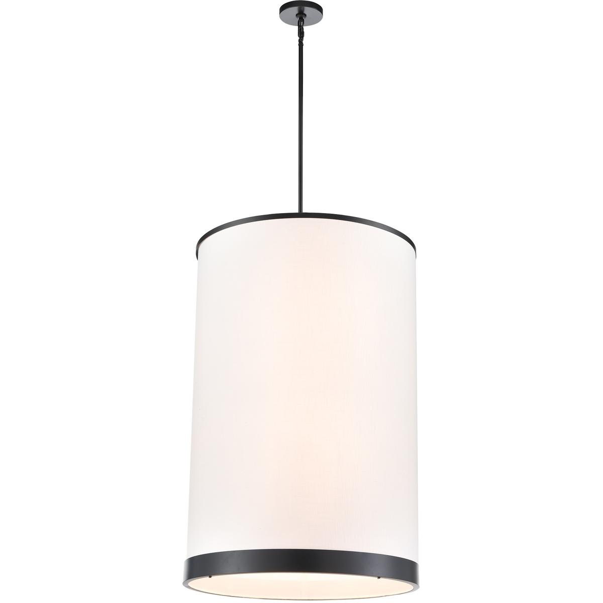Artcraft AC12166BK High Street 8 Light 24.02 inch Black Pendant Ceiling Light